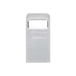 Kingston | USB 3.2 Flash Drive | DataTraveler micro | 128 GB | USB 3.2 | Silver