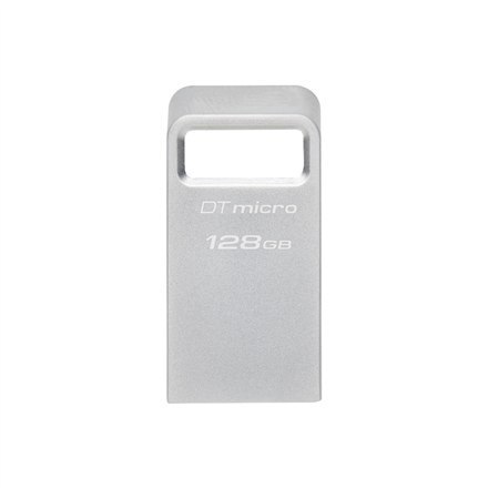 Kingston | USB 3.2 Flash Drive | DataTraveler micro | 128 GB | USB 3.2 | Silver