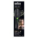 Paddle brush Braun BR710 Warranty 24 month(s), Ion conditioning, Black/Green