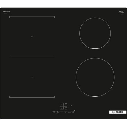 Bosch | PVS611BB6E Series 4 | Induction | Number of burners/cooking zones 4 | Touch | Timer | Black