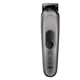 Braun All-in-one trimmer MGK7320 Cordless, Number of length steps 13, Black/Silver