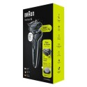 Braun Shaver 51-W1600s	 Operating time (max) 50 min, Wet & Dry, Black/White