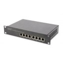 Zestaw sieciowy Digitus 10", szafa 6U, półka, PDU, switch 8-portowy, panel krosowy CAT 6, szary Digitus | Zestaw sieciowy | DN-1