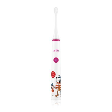 ETA Sonetic Kids Toothbrush ETA070690010 Rechargeable, For kids, Number of teeth brushing modes 4, Pink/White