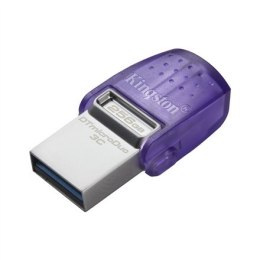 Kingston | DataTraveler | DT Micro Duo 3C | 256 GB | USB Type-C i Type-A | Fioletowy