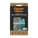 PanzerGlass | Ochraniacz ekranu - szkło | Apple iPhone 13 Pro Max, 14 Plus | Politereftalan etylenu (PET) | Czarny | Przezroczys