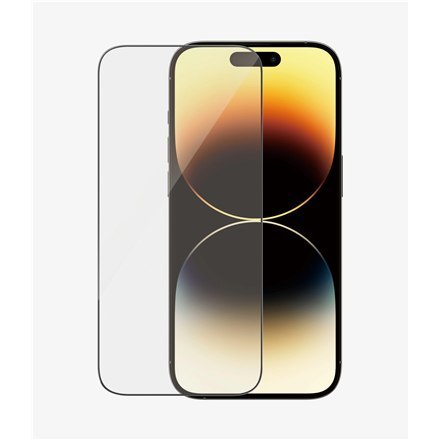 PanzerGlass | Ochraniacz ekranu - szkło | Apple iPhone 14 Pro | Szkło | Czarny | Przezroczysty