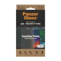 PanzerGlass | Ochraniacz ekranu - szkło - z filtrem prywatności | Apple iPhone 14 Pro Max | Czarny | Przezroczysty