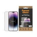 PanzerGlass | Ochraniacz ekranu - szkło | Apple iPhone 14 Pro Max | Szkło | Czarny | Przezroczysty