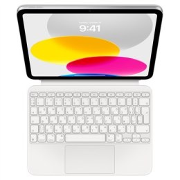 Apple | Biały | Magic Keyboard Folio dla iPada (10. generacji) | Kompaktowa klawiatura | Bezprzewodowa | RU