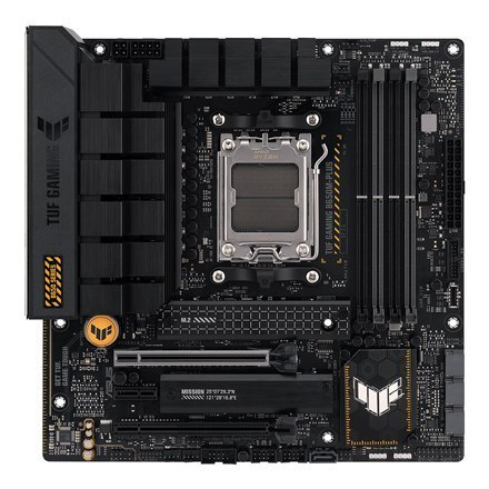 Asus | TUF GAMING B650M-PLUS | Rodzina procesorów AMD | Gniazdo procesora AM5 | DDR5 DIMM | Gniazda pamięci 4 | Obsługiwane inte