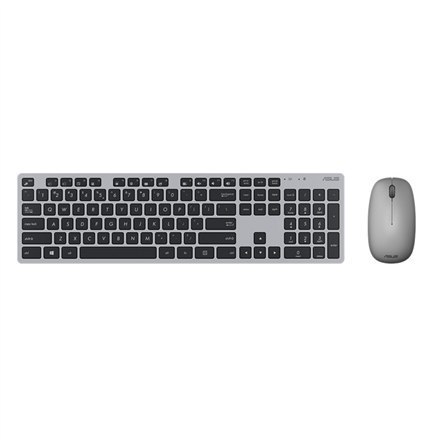 Asus | Grey | W5000 | Keyboard and Mouse Set | Wireless | Mouse included | EN | Grey | 460 g