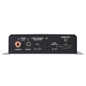 Aten | Odbiornik HDMI HDBaseT z funkcją osłabiania sygnału audio | VE2812R | 1x gniazdo DC (zasilanie), 1x gniazdo RJ-45 żeńskie