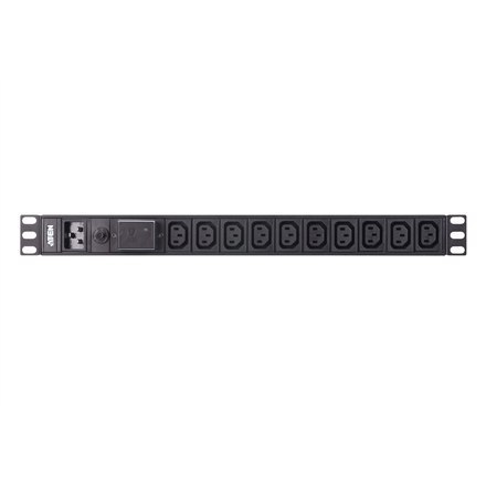 Aten PE0210SG Basic 1U PDU with surge protection Aten | PE0210SG Basic 1U PDU with surge protection | Black