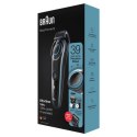 Braun Beard Trimmer BT3340 Cordless and corded, Operating time (max) 80 min, Number of length steps 39, NiMH, Black/Blue