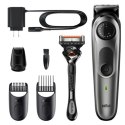 Braun Beard Trimmer BT5365 Cordless and corded, Operating time (max) 100 min, Number of length steps 39, Li-Ion, Black/Silver