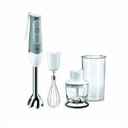 Braun Blender MQ525 Hand Blender, 600 W, Number of speeds 2, Chopper, White