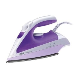 Braun TS 320C TexStyle Steam Iron, 2000 W, Water tank capacity 280 ml, Continuous steam 25 g/min, Purple