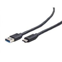 Kabel Cablexpert | USB-C | Męski | 9-pinowy USB typu A | Męski | Czarny | 24-pinowy USB-C | 1 m