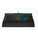 Corsair | K100 RGB Optical | Mechanical Gaming Keyboard | Mechanical Gaming Keyboard | US | Wired | Black/Red