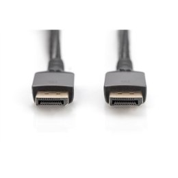 Digitus | Kabel DisplayPort | Męski | 20-pinowy DisplayPort | Męski | 20-pinowy DisplayPort | 3 m | Czarny