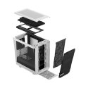 Fractal Design | Meshify 2 Mini | Okno boczne | Biały przezroczysty odcień TG | mATX | Zasilacz w zestawie Nie | ATX