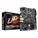 Gigabyte | H470M K 1.0 M/B | Processor family Intel | Processor socket LGA1200 | DDR4 DIMM | Memory slots 2 | Supported hard di