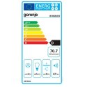 Gorenje | Hood | BHI681EB | Energy efficiency class D | Canopy | Width 58 cm | 370 m³/h | Mechanical control | Black | LED