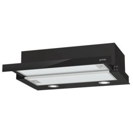 Gorenje | Hood | TH62E4BG | Energy efficiency class C | Telescopic | Width 60 cm | 450 m³/h | Mechanical control | Black | LED