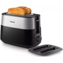 Philips | HD2517/90 Daily Collection | Toaster | Power 830 W | Number of slots 2 | Housing material Plastic | Black/Stainless St