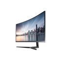 Samsung Curved Monitor LC34H890WGRXEN 34 ", VA, WQHD, 3440 x 1440, 21:9, 4 ms, 300 cd/m², Silver, 100 Hz, HDMI ports quantity 1