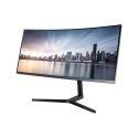 Samsung Curved Monitor LC34H890WGRXEN 34 ", VA, WQHD, 3440 x 1440, 21:9, 4 ms, 300 cd/m², Silver, 100 Hz, HDMI ports quantity 1