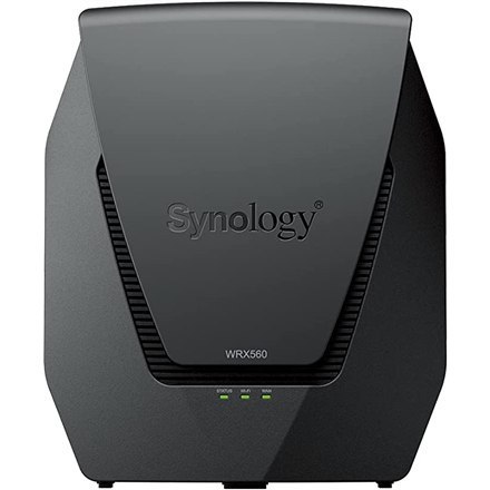 Synology | Dwuzakresowy router Wi-Fi 6 | WRX560 | 802.11ax | 600+2400 Mbit/s | 10/100/1000 Mbit/s | Porty Ethernet LAN (RJ-45) 4