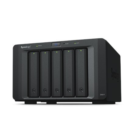 Synology | Tower NAS Expansion Unit | DX517 | do 5 HDD/SSD Hot-Swap (dyski nie są dołączone) | Częstotliwość procesora GHz | GB