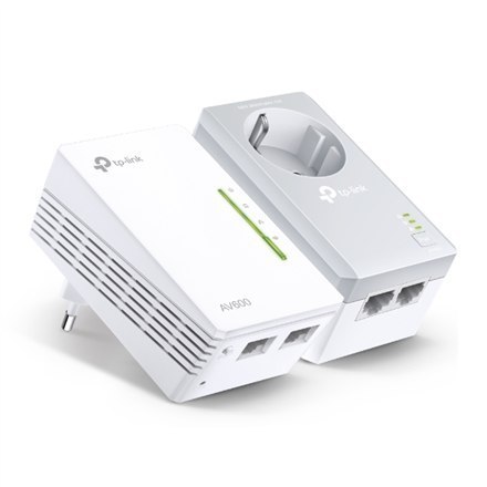 TP-LINK | AV600 Powerline Wi-Fi Kit | TL-WPA4226 KIT | 10/100 Mbit/s | Ethernet LAN (RJ-45) ports 4 | 802.11n | Wi-Fi data rate