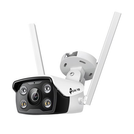 TP-LINK | VIGI 4MP zewnętrzna kolorowa kamera sieciowa Wi-Fi | VIGI C340-W | miesiąc/miesiące | Bullet | 4 MP | 4 mm | IP66 | H.