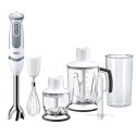 Braun MultiQuick 5 Vario Hand Blender MQ5245 1000 W, Number of speeds 21, Turbo mode, Chopper, Ice crushing, White/Grey