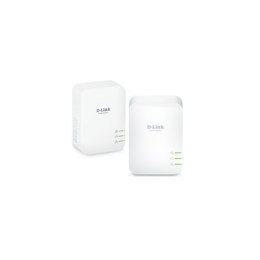 D-Link | Starter Kit PowerLine AV2 1000 HD Gigabit | DHP-601AV/E | 1000 Mbit/s | Porty Ethernet LAN (RJ-45) 1 | Brak Wi-Fi | Gni