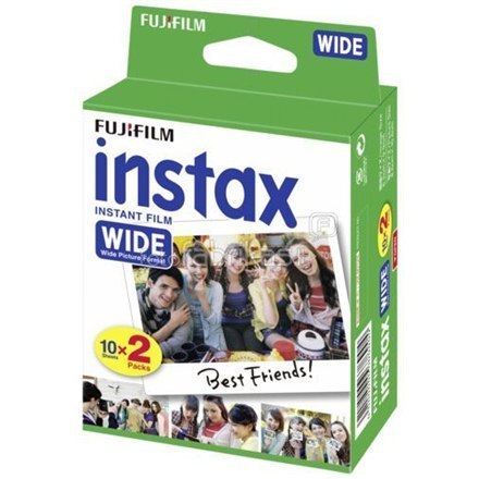 Folia Fujifilm Instax Wide Glossy (10plx2) | 108 x 86 mm | Pakiet 20 szt. | Gwarancja 24 m-ce