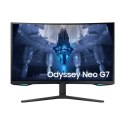 Samsung Curved Monitor LS32BG750NUXEN 32 ", VA, UHD, 3840 x 2160, 16:9, 1 ms, 350 cd/m², Black, 165 Hz, HDMI ports quantity 2