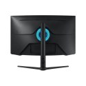 Samsung Curved Monitor LS32BG750NUXEN 32 ", VA, UHD, 3840 x 2160, 16:9, 1 ms, 350 cd/m², Black, 165 Hz, HDMI ports quantity 2