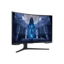 Samsung Curved Monitor LS32BG750NUXEN 32 ", VA, UHD, 3840 x 2160, 16:9, 1 ms, 350 cd/m², Black, 165 Hz, HDMI ports quantity 2