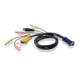 Aten 2L-5303U 3M USB KVM Cable with 3 in 1 SPHD and Audio