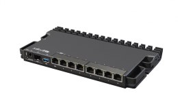 MikroTik Wired Ethernet Router RB5009UG+S+IN, Quad core 1.4 GHz CPU, 1xSFP+, 7xGigabit LAN, 1x2.5G LAN, 1xUSB, Can be powered in