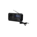 Sharp DR-P420(BK) Tokyo Portable Digital Radio, FM/DAB/DAB+, Bluetooth 5.0, USB or Battery Powered, Midnight Black Sharp | Midni