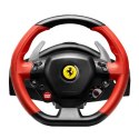 Kierownica do gier Ferrari 458 Spider Racing Wheel od Thrustmaster | Czarno-czerwona