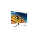 Zakrzywiony monitor Samsung LU32R590CWRXEN 32", VA, UHD, 3840 x 2160, 16:9, 4 ms, 250 cd/m², ciemnoniebiesko-szary, 60 Hz, liczb