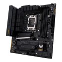 Asus | TUF GAMING B760M-PLUS WIFI D4 | Rodzina procesorów Intel | Gniazdo procesora LGA1700 | DDR4 DIMM | Gniazda pamięci 4 | Ob