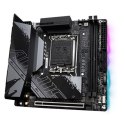 Gigabyte | B760I AORUS PRO DDR4 1.0 M/B | Rodzina procesorów Intel | Gniazdo procesora LGA1700 | DDR4 DIMM | Gniazda pamięci 2 |