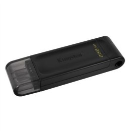 Kingston | USB Flash Drive | DataTraveler 70 | 256 GB | USB 3.2 Gen 1 Type-C | Black